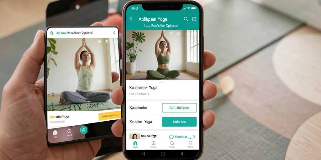 Antarmuka H03 yang intuitif untuk praktik Yoga.