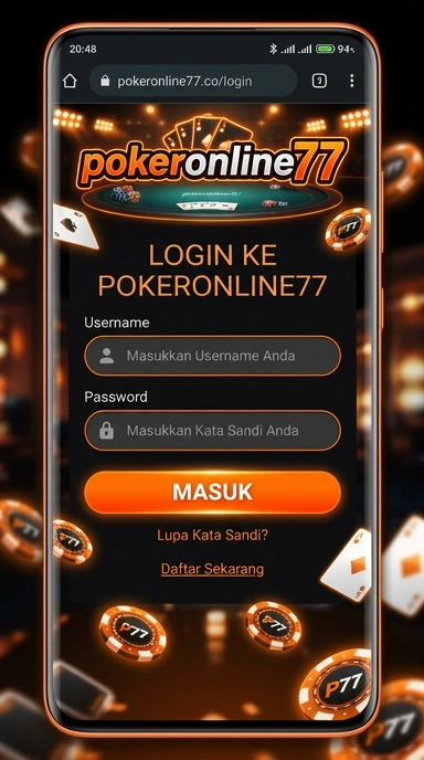 Cara Mudah Masuk Akun Pokeronline77 di Android